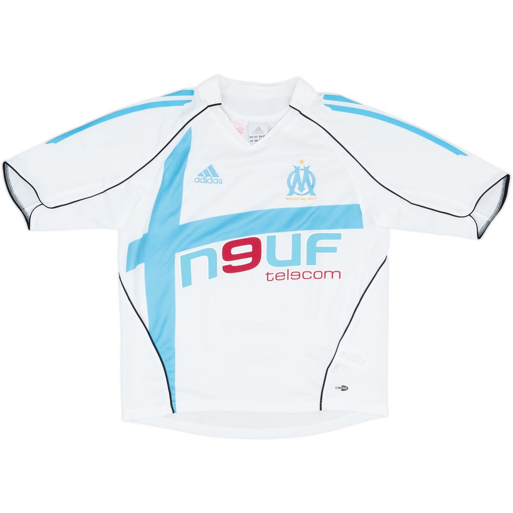 2005-06 Olympique Marseille Home Shirt - 9/10 - (XL.Boys)