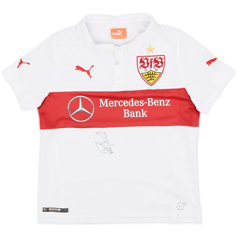 2014-15 Stuttgart Signed Home Shirt - 7/10 - (S.Boys)