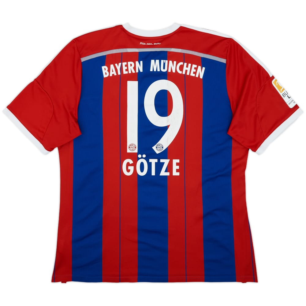 2014-15 Bayern Munich Home Shirt Gotze #19 - 6/10 - (XXL)