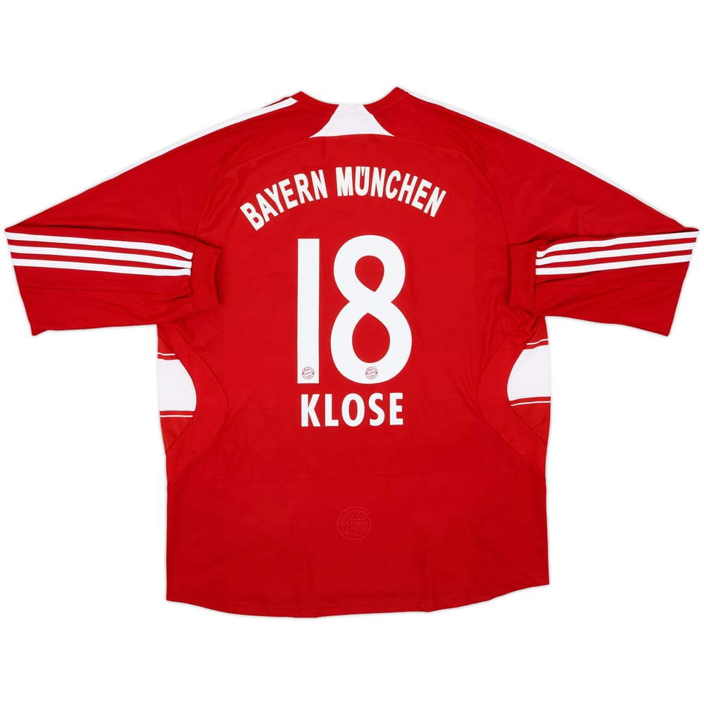 2008-09 Bayern Munich Home L/S Shirt Klose #18 - 7/10 - (XL)