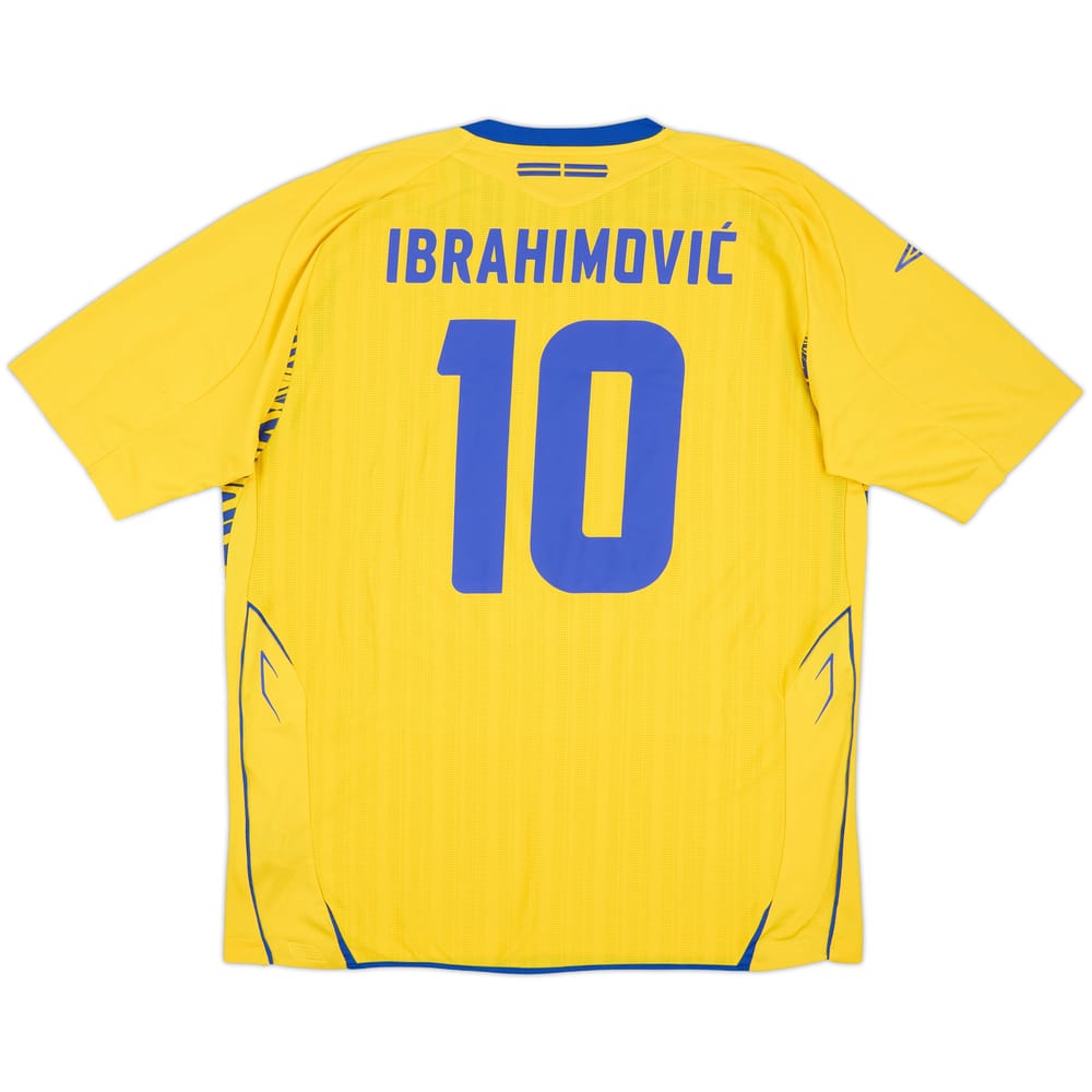 2007-09 Sweden Home Shirt Ibrahimovic #10 - 4/10 - (XL)