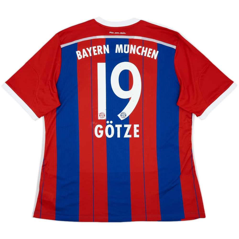 2014-15 Bayern Munich Home Shirt Gotze #19 - 6/10 - (XXL)