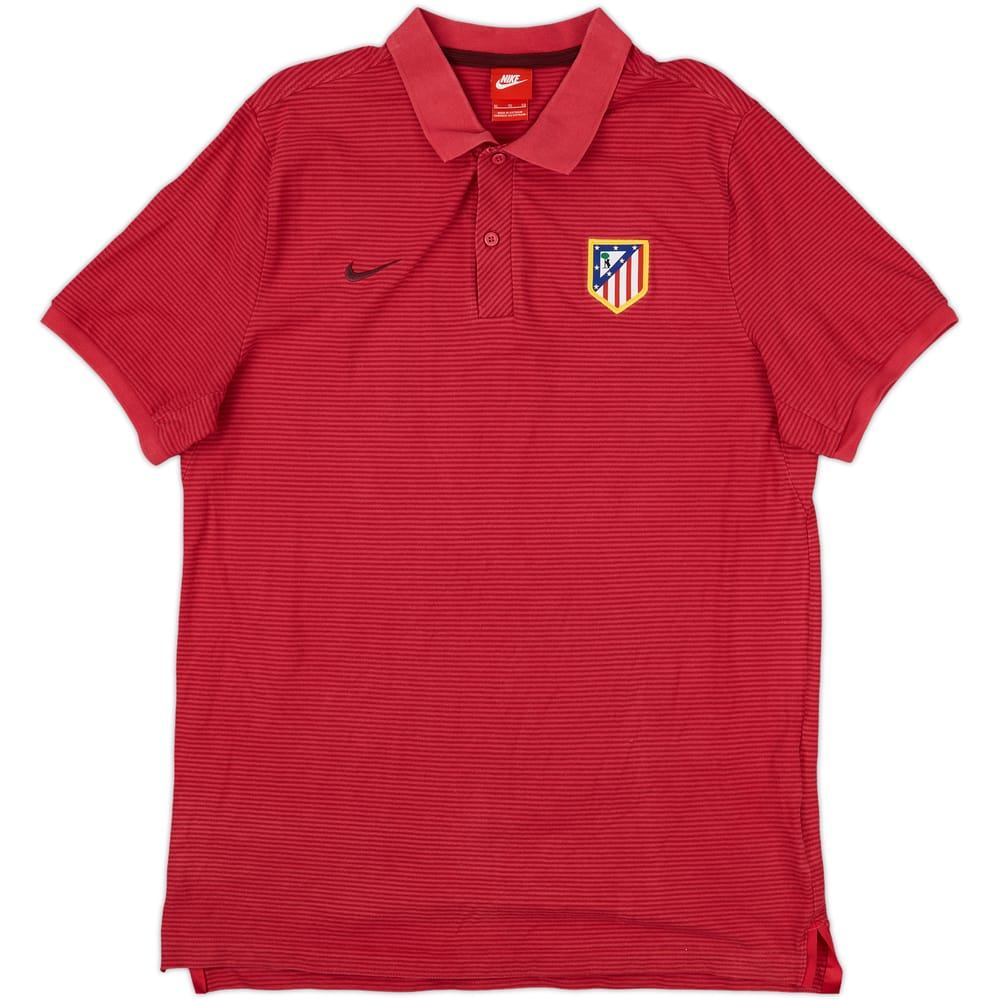 2016-17 Atletico Madrid Nike Polo Shirt - 8/10 - (XL)