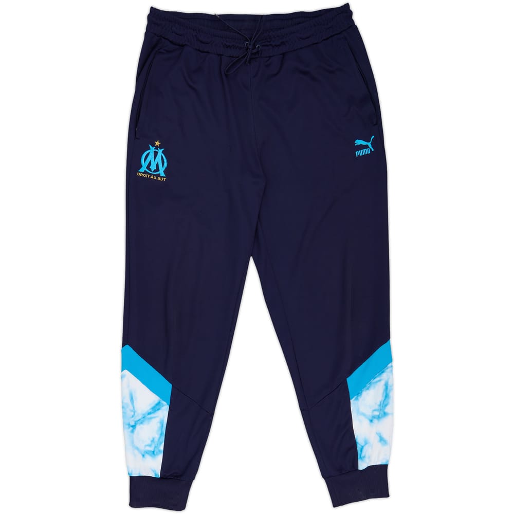 2021-22 Olympique Marseille Puma Track Pants/Bottoms - 5/10 - (L)