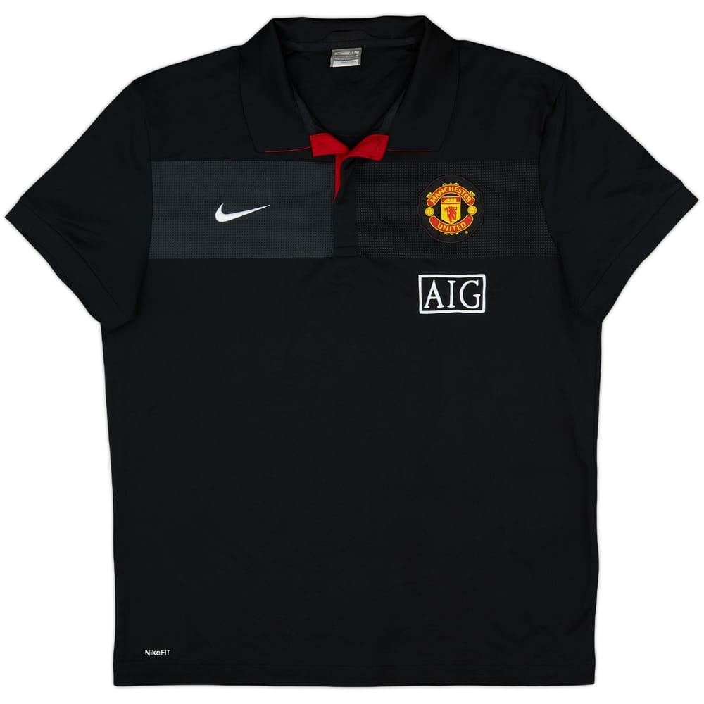 2009-10 Manchester United Nike Polo Shirt - 8/10 - (XL)