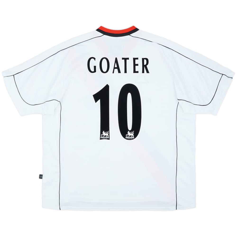 2002-03 Manchester City Away Shirt Goater #10 - 8/10 - (XXL)