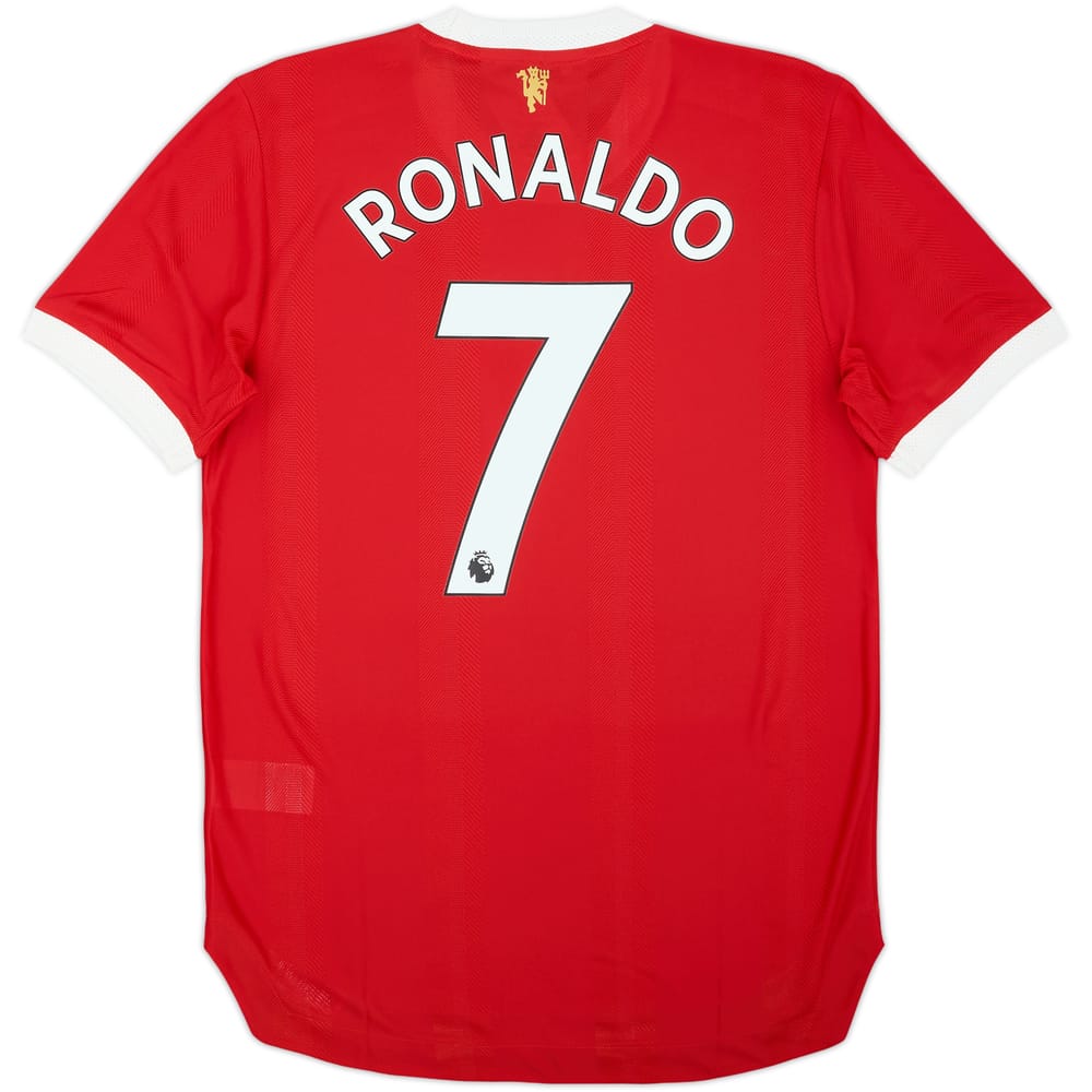 2021-22 Manchester United Authentic Home Shirt Ronaldo #7 (S/M)
