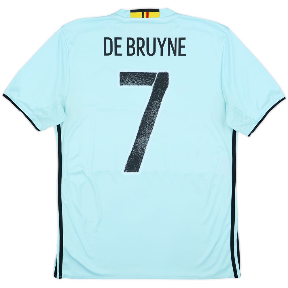 2016-17 Belgium Away Shirt De Bruyne #7 - 6/10 - (M)