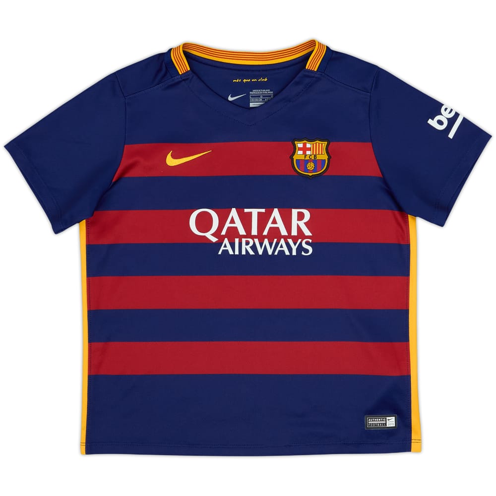 2015-16 Barcelona Home Shirt - 9/10 - (L.Boys)