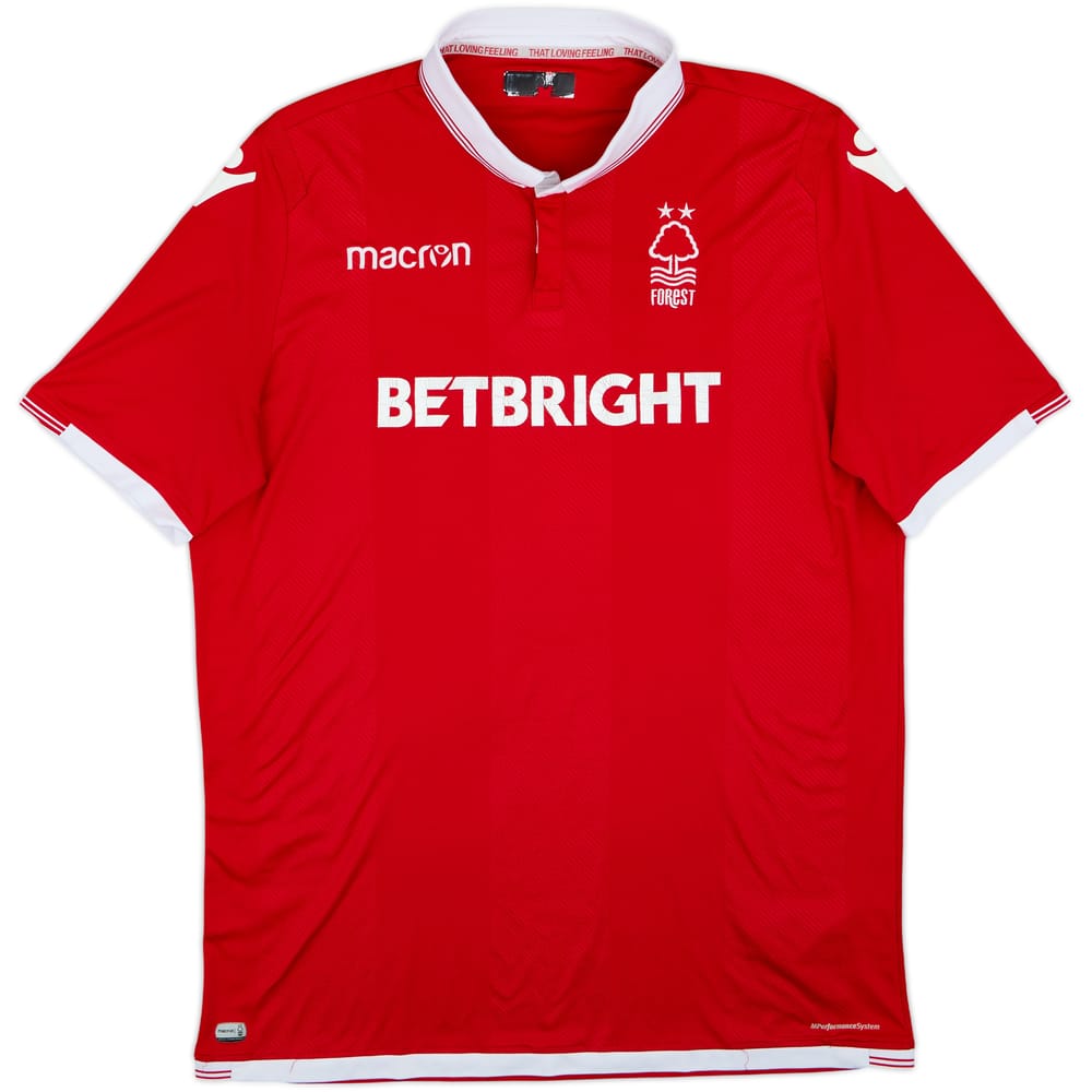 2018-19 Nottingham Forest Home Shirt - 5/10 - (XL)