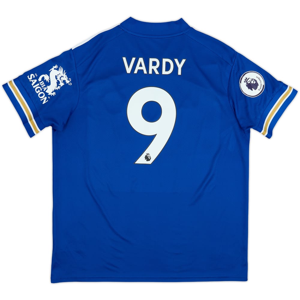 2020-21 Leicester Home Shirt Vardy #9 - 8/10 - (XL)