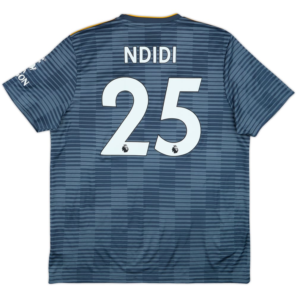 2018-19 Leicester Maillot Extérieur Ndidi #25 - 9/10 - (XL)