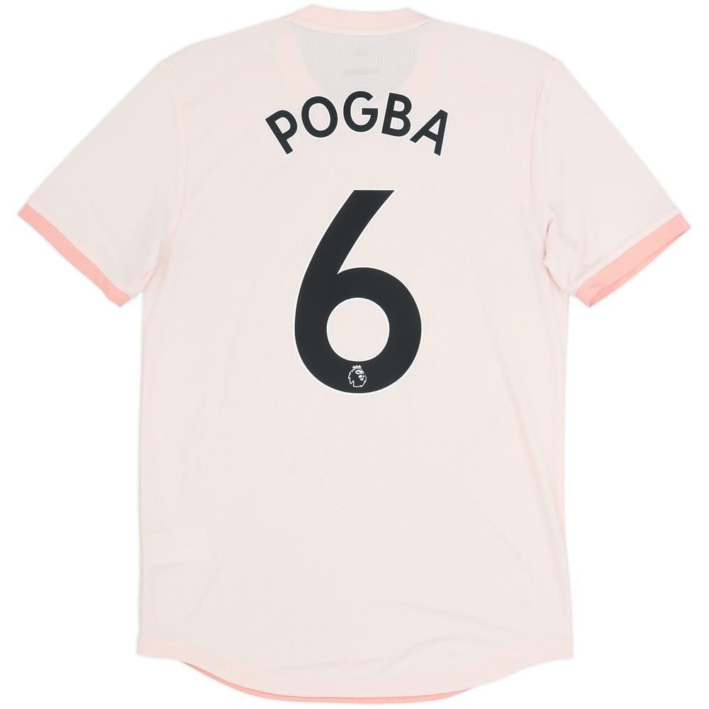 2018-19 Manchester United Authentic Away Shirt Pogba #6 - 6/10 - (M)