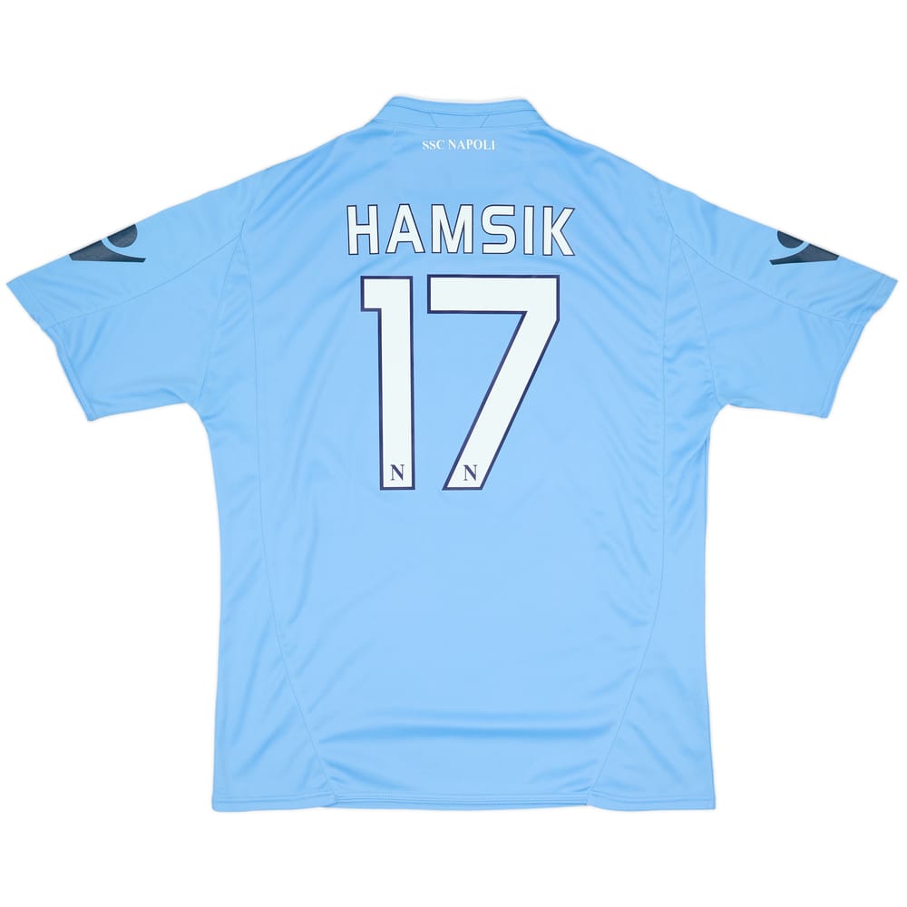 2009-10 Napoli Home Shirt Hamsik #17 - 9/10 - (XL)