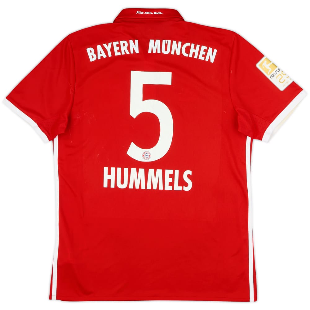 2016-17 Bayern Munich Home Shirt Hummels #5 - 6/10 - (M)
