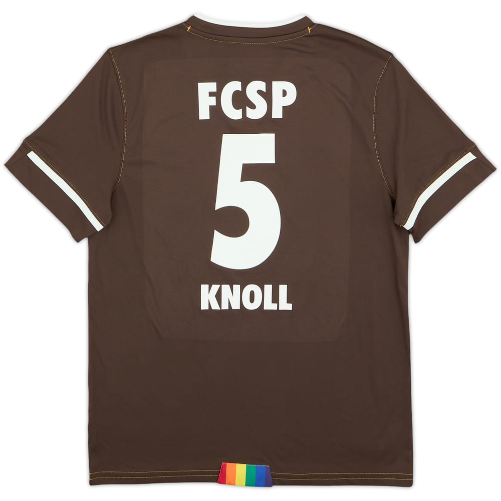 2020-21 St Pauli Home Shirt Knoll #5 - 8/10 - (XL.Boys)