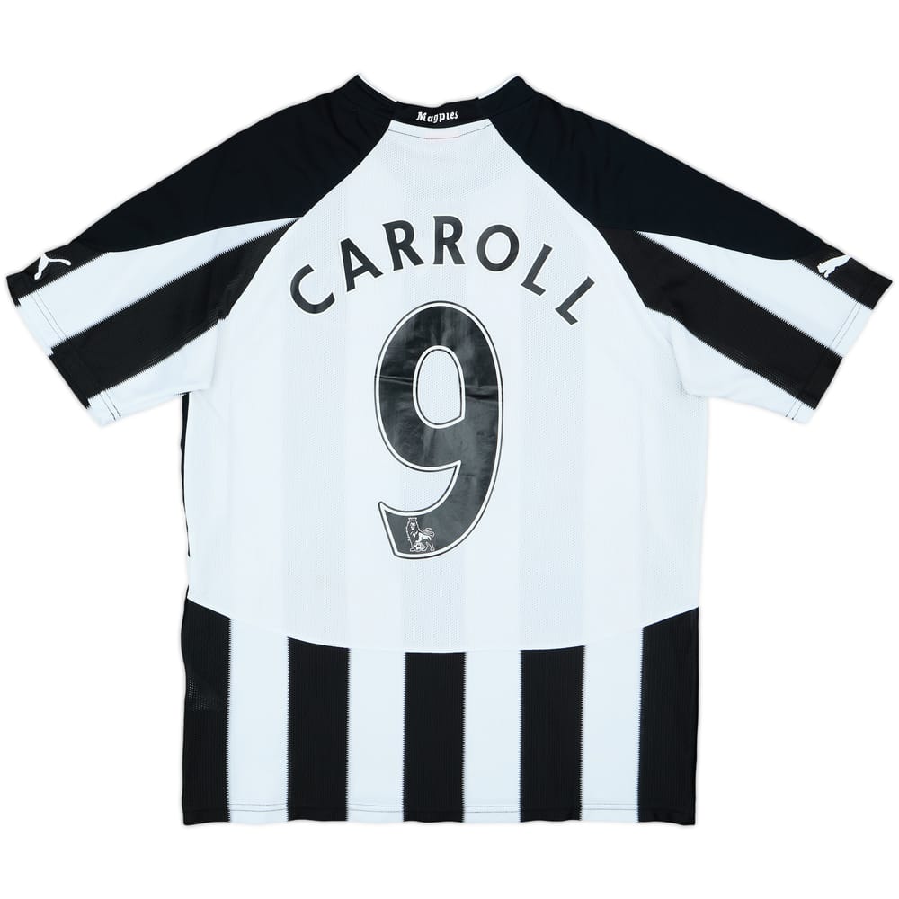 Camiseta de local del Newcastle 2010-11 Carroll #9 - 6/10 - (M)