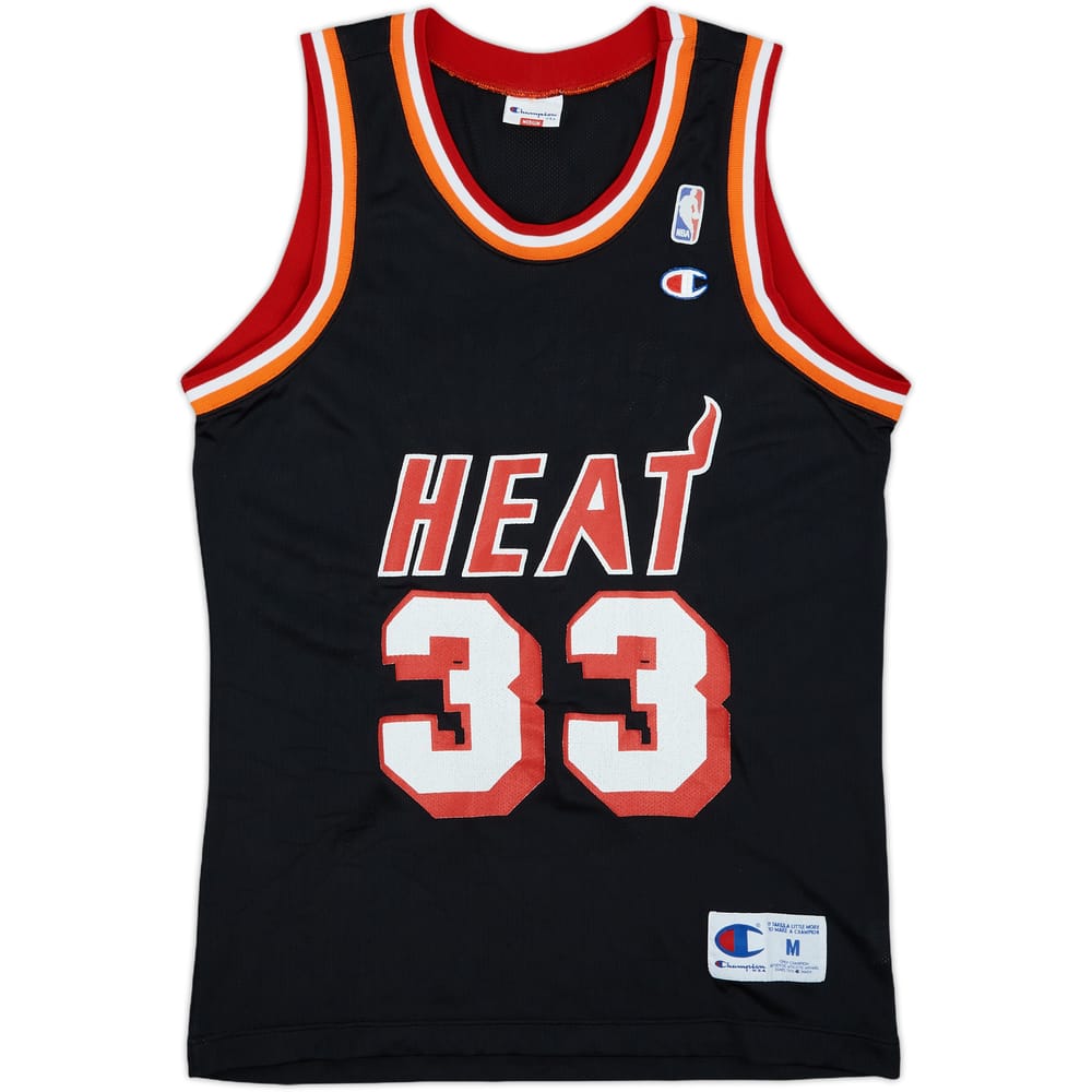 1995 Miami Heat Mourning #33 Champion Away Jersey - 7/10 - (M)