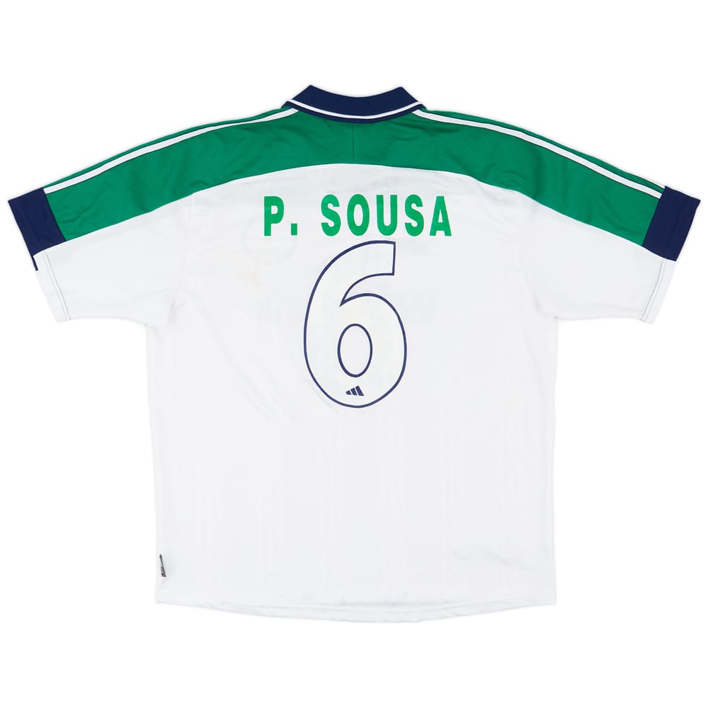 2000-01 Panathinaikos Away Shirt P. Sousa #6 - 8/10 - (XL)