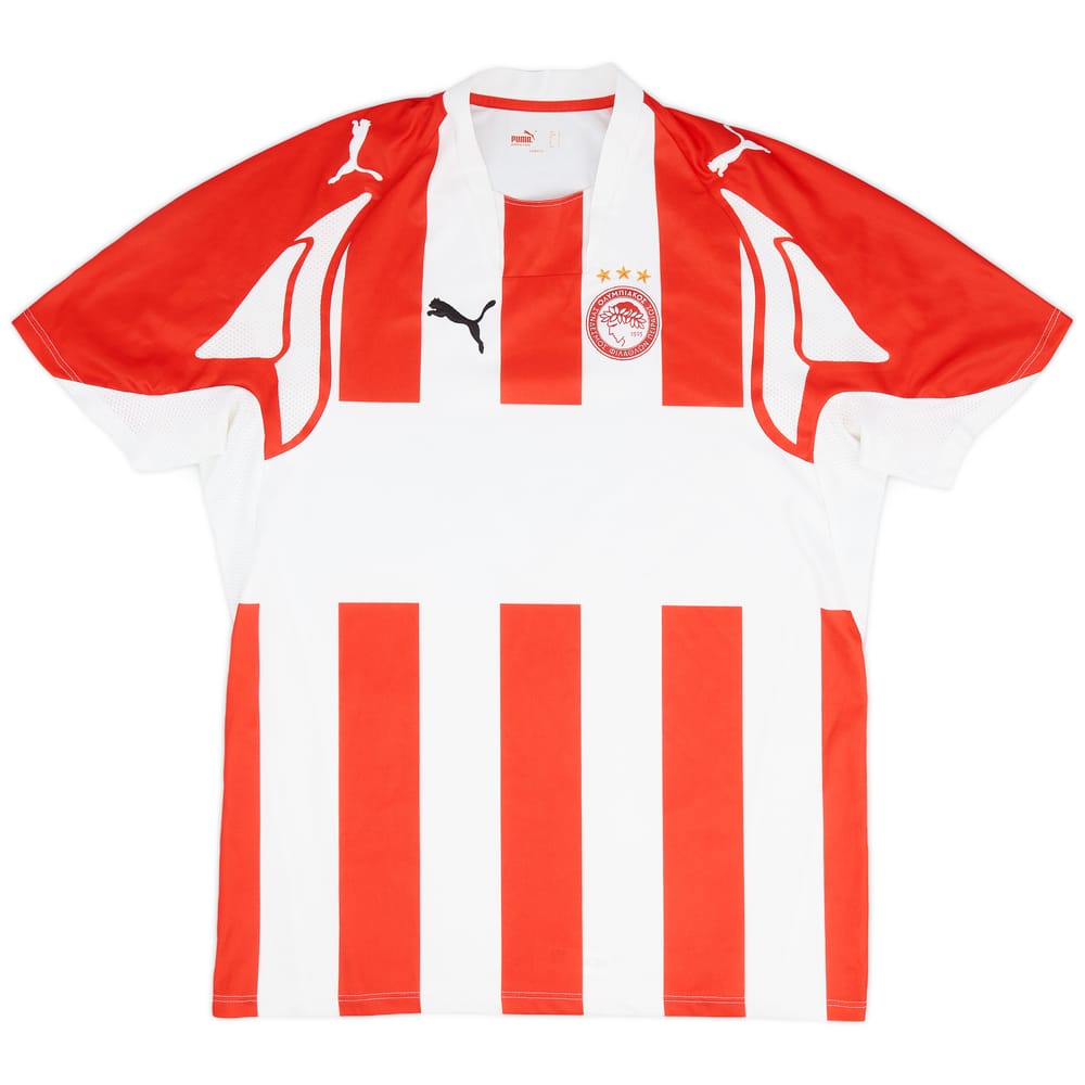 2007-08 Olympiakos Home Shirt - 9/10 - (L)
