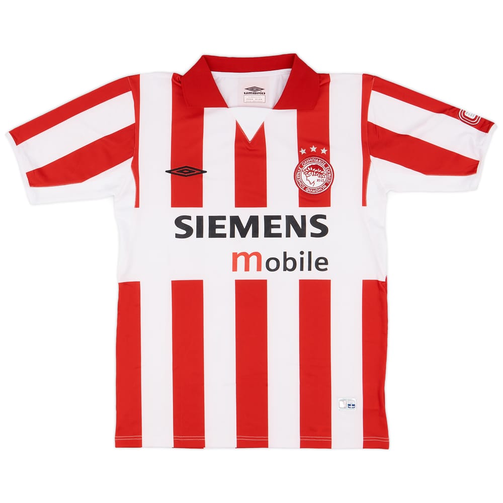 2004-05 Olympiakos Home Shirt - 9/10 - (XL)