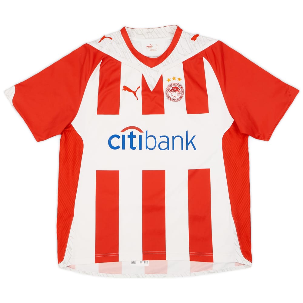 2009-10 Olympiakos Home Shirt - 7/10 - (L)