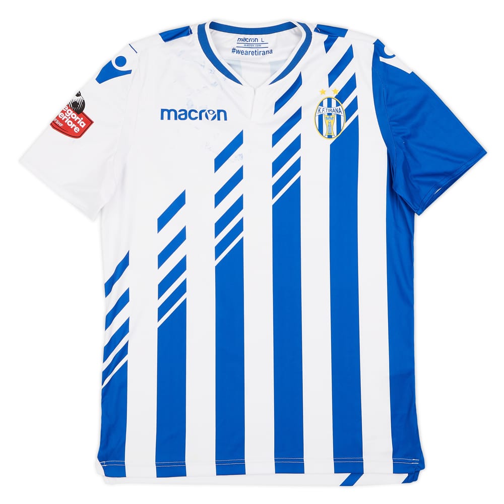 2018-19 KF Tirana Home Shirt - 4/10 - (L)