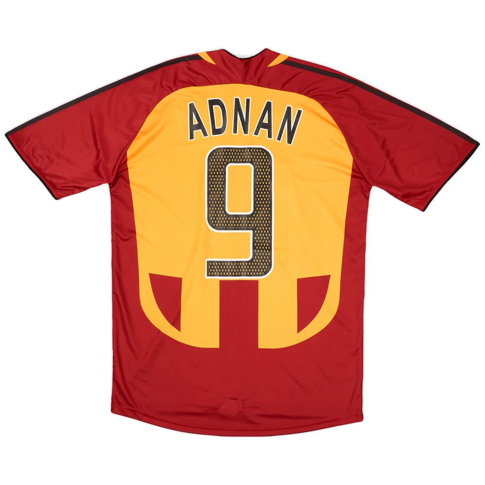 2006-07 Galatasaray Basic Home Shirt Adnan #9 - 9/10 - (S)