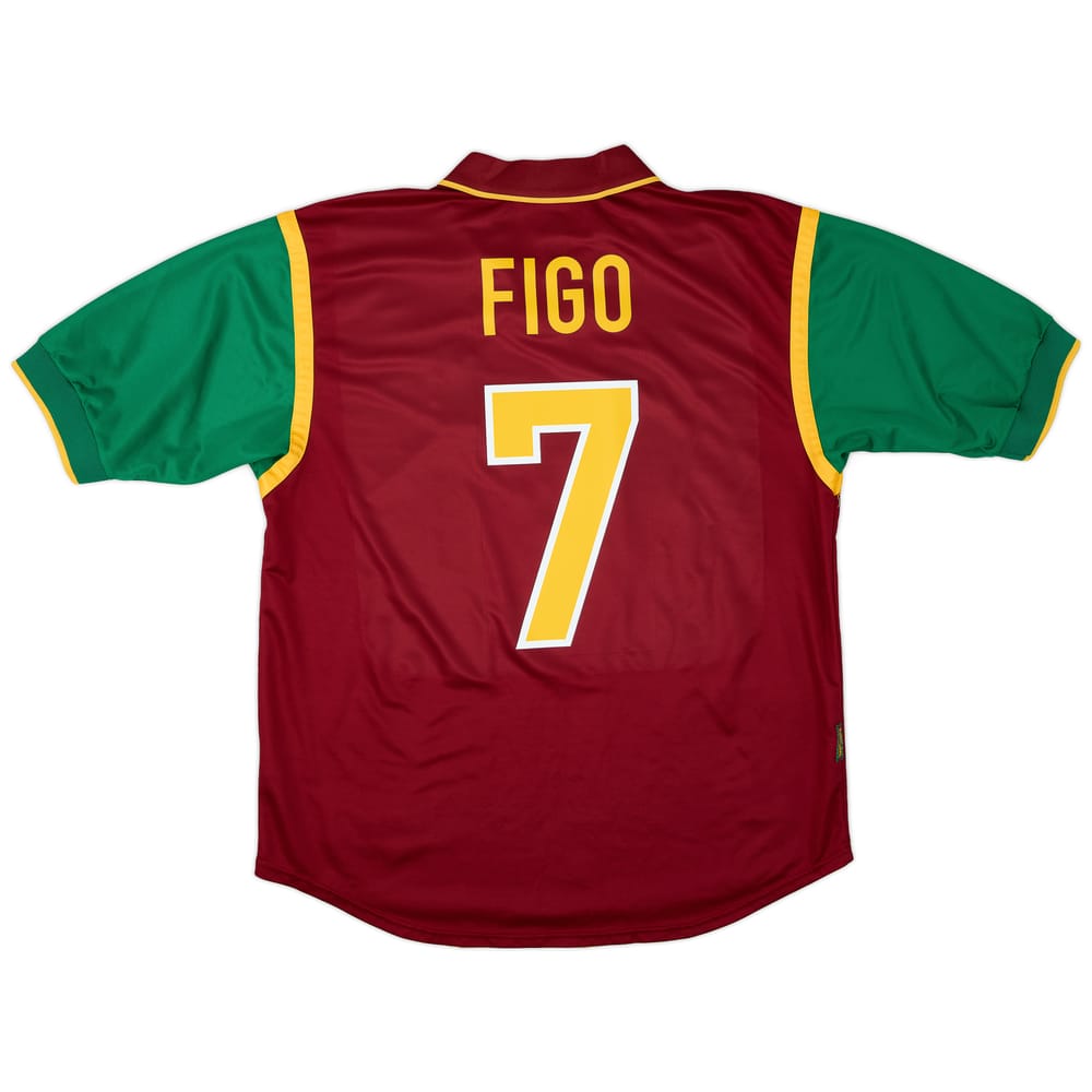 1999-00 Portugal Home Shirt Figo #7 - 8/10 - (L)