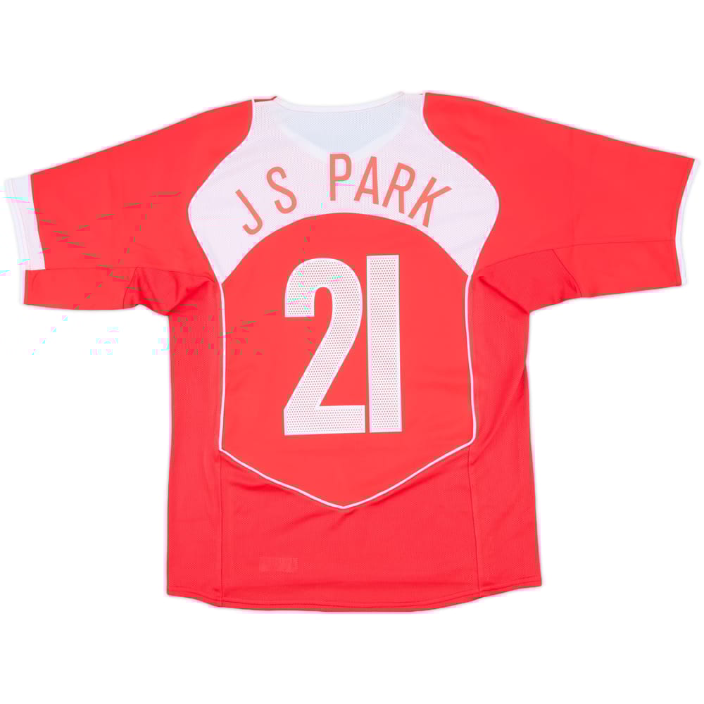 2004-06 South Korea Home Shirt J S Park #21 - 8/10 - (M)