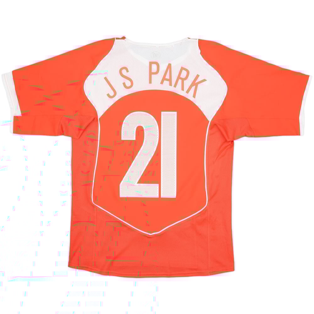 2004-06 South Korea Home Shirt J S Park #21 - 7/10 - (S)