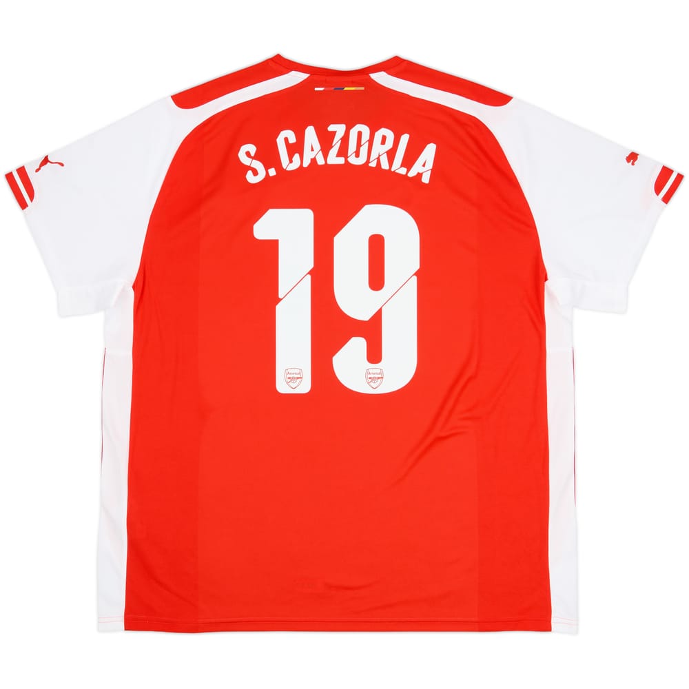 2014-15 Arsenal Home Shirt S.Cazorla #19 (3XL)