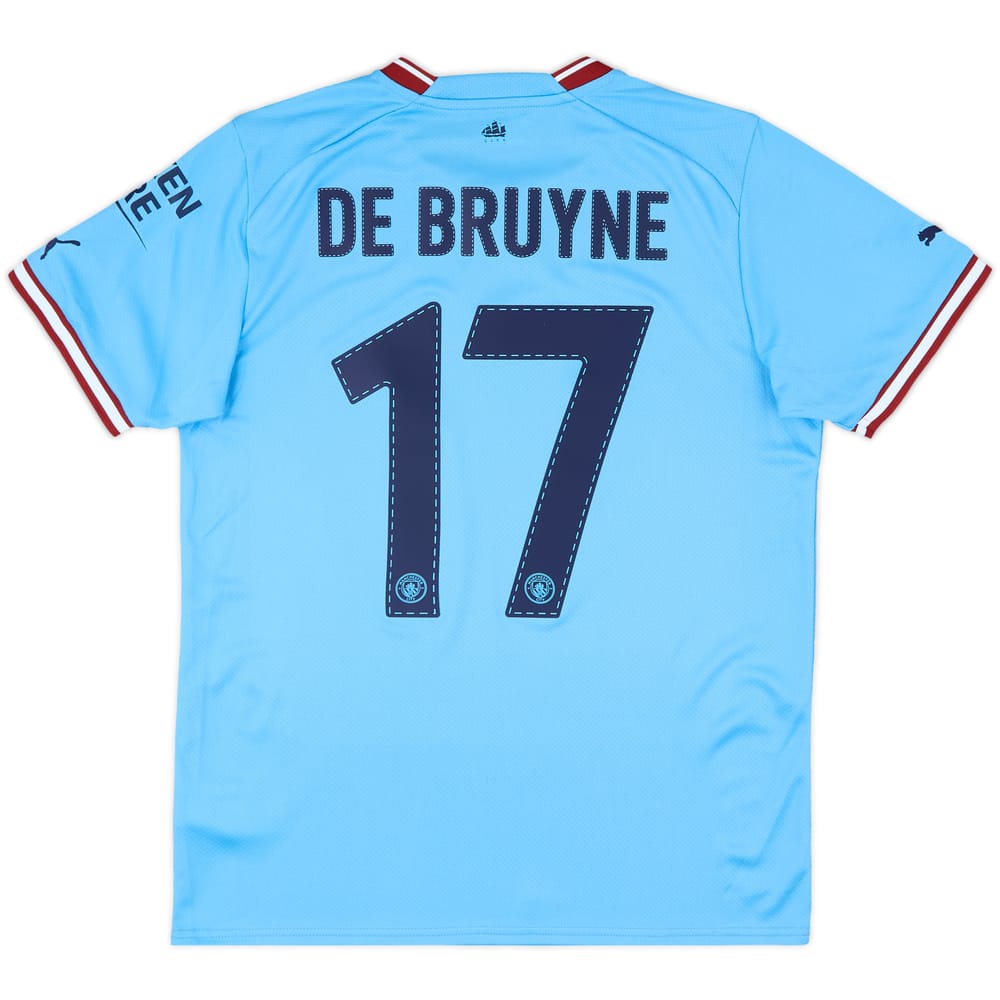 2022-23 Manchester City Home Shirt De Bruyne #17 (M)