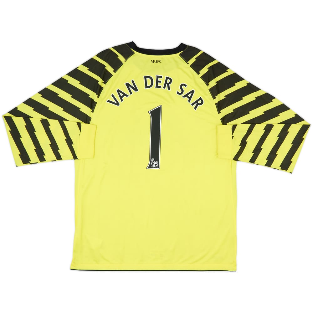 2010-11 Manchester United Yellow GK Shirt Van Der Sar #1 (XL)