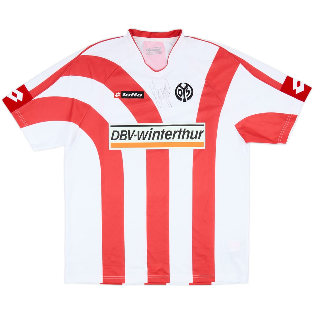 2006-07 FSV Mainz Signed Home Shirt - 9/10 - (XL)