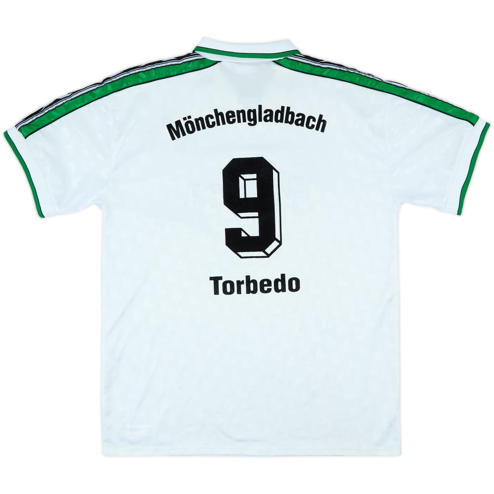 1998-99 Borussia Monchengladbach Home Shirt Torbedo #9 - 8/10 - (XL)