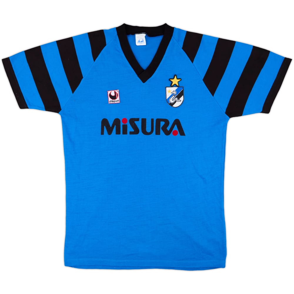 1990-91 Inter Milan Uhlsport Training Shirt - 10/10 - (L)