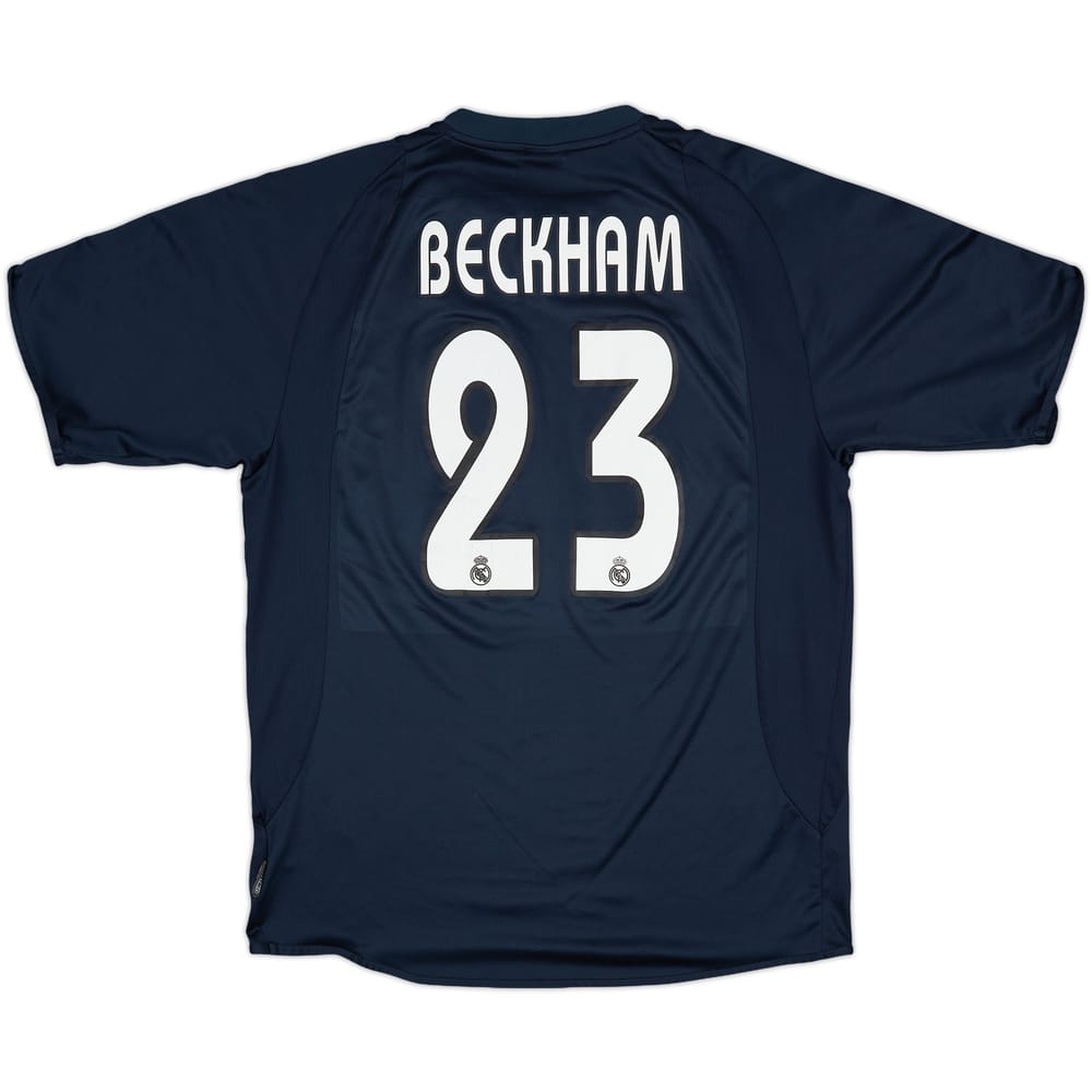 2003-04 Real Madrid Away Shirt Beckham #23 - 6/10 - (M)