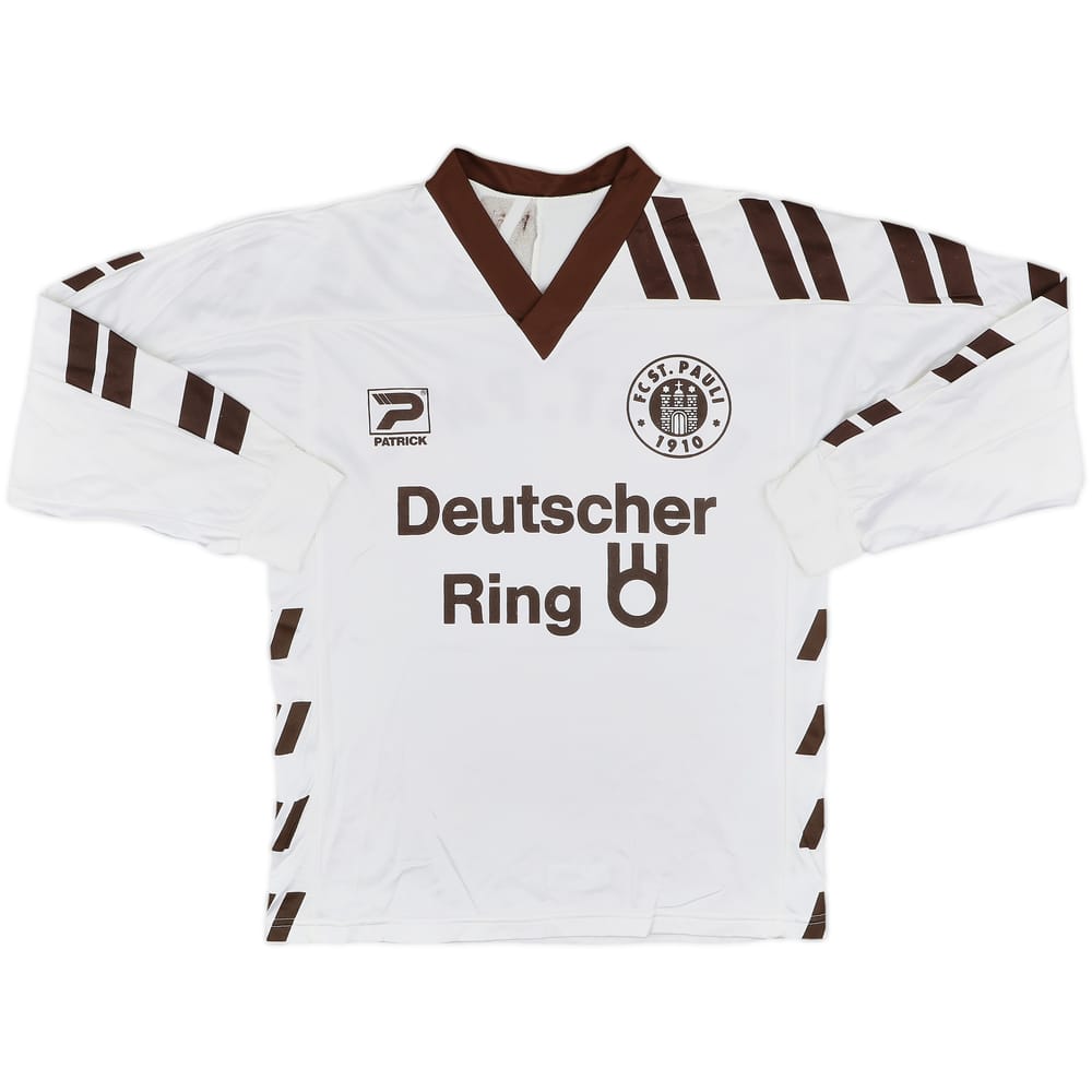 1992-93 St Pauli Home L/S Shirt - 8/10 - (XS)