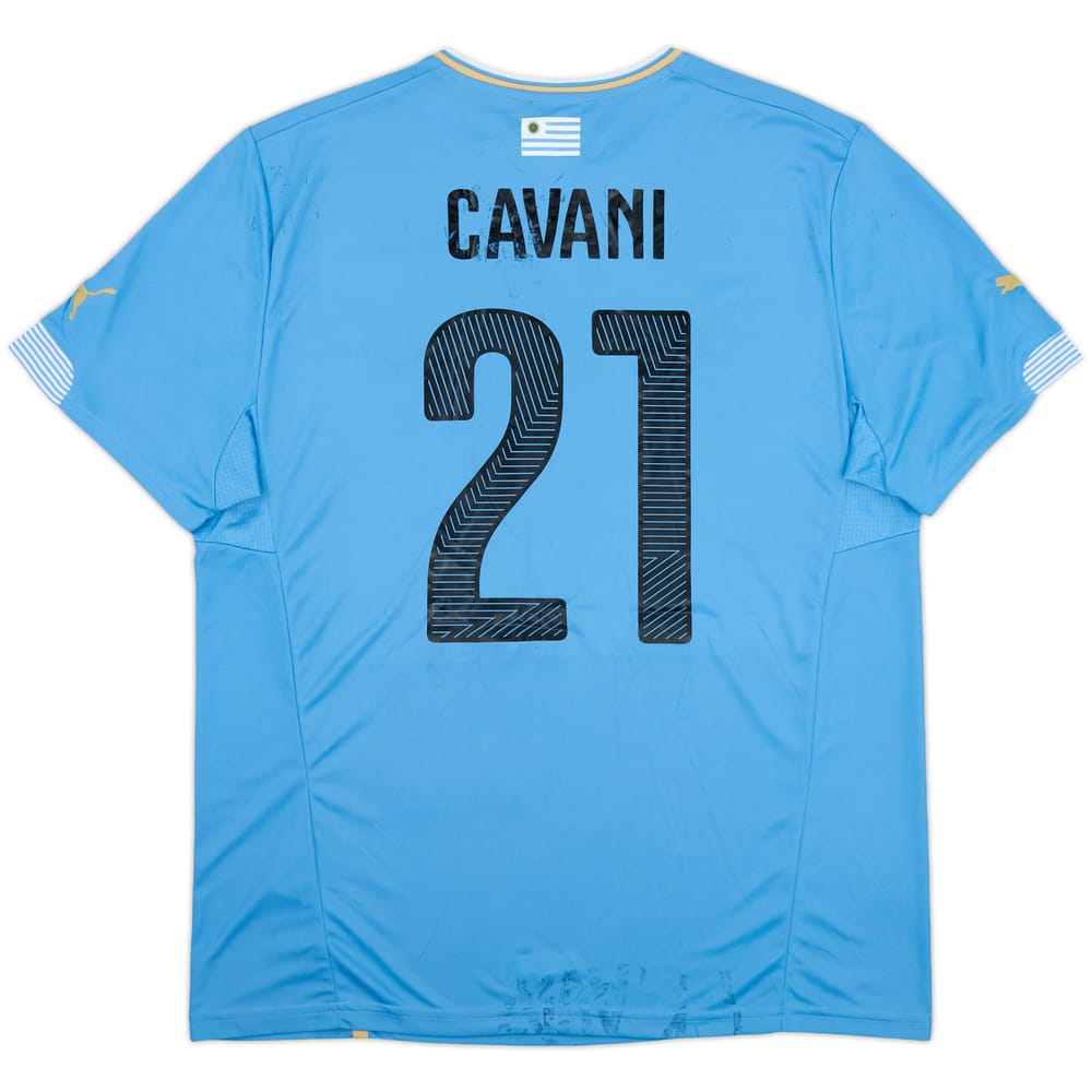2014-15 Uruguay Home Shirt Cavani #21 (XL)