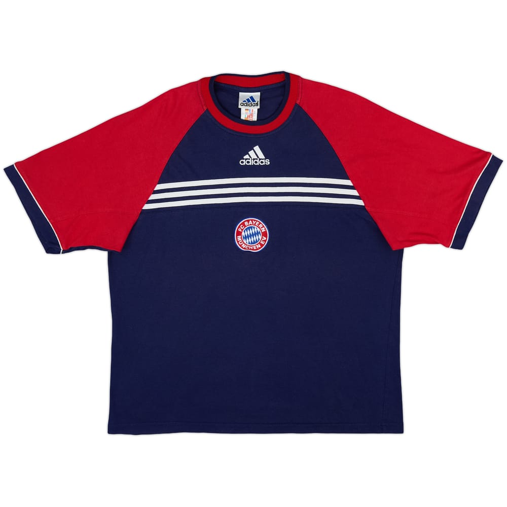 2000-01 Bayern Munich adidas Cotton Tee - 8/10 - (L)