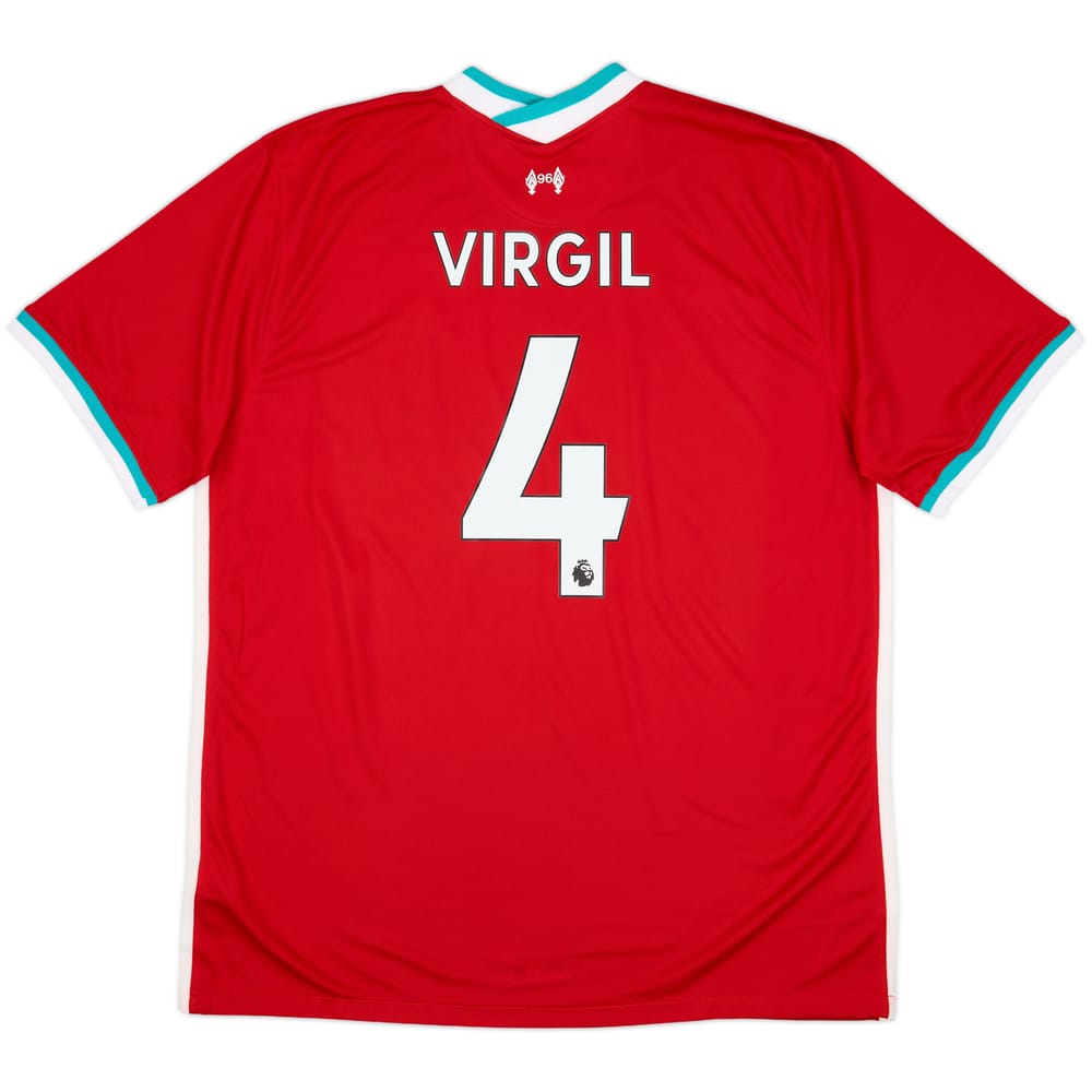 2020-21 Liverpool Home Shirt Virgil #4 (4XL)