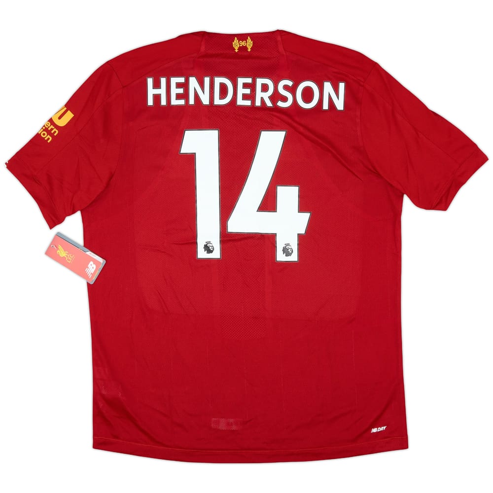 2019-20 Liverpool Home Shirt Henderson #14 (L)