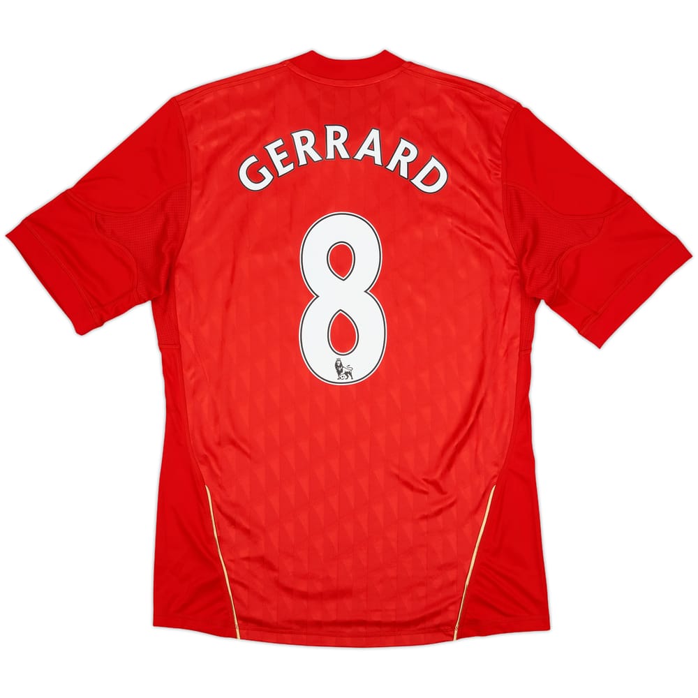 2010-12 Liverpool Home Shirt Gerrard #8 (M)
