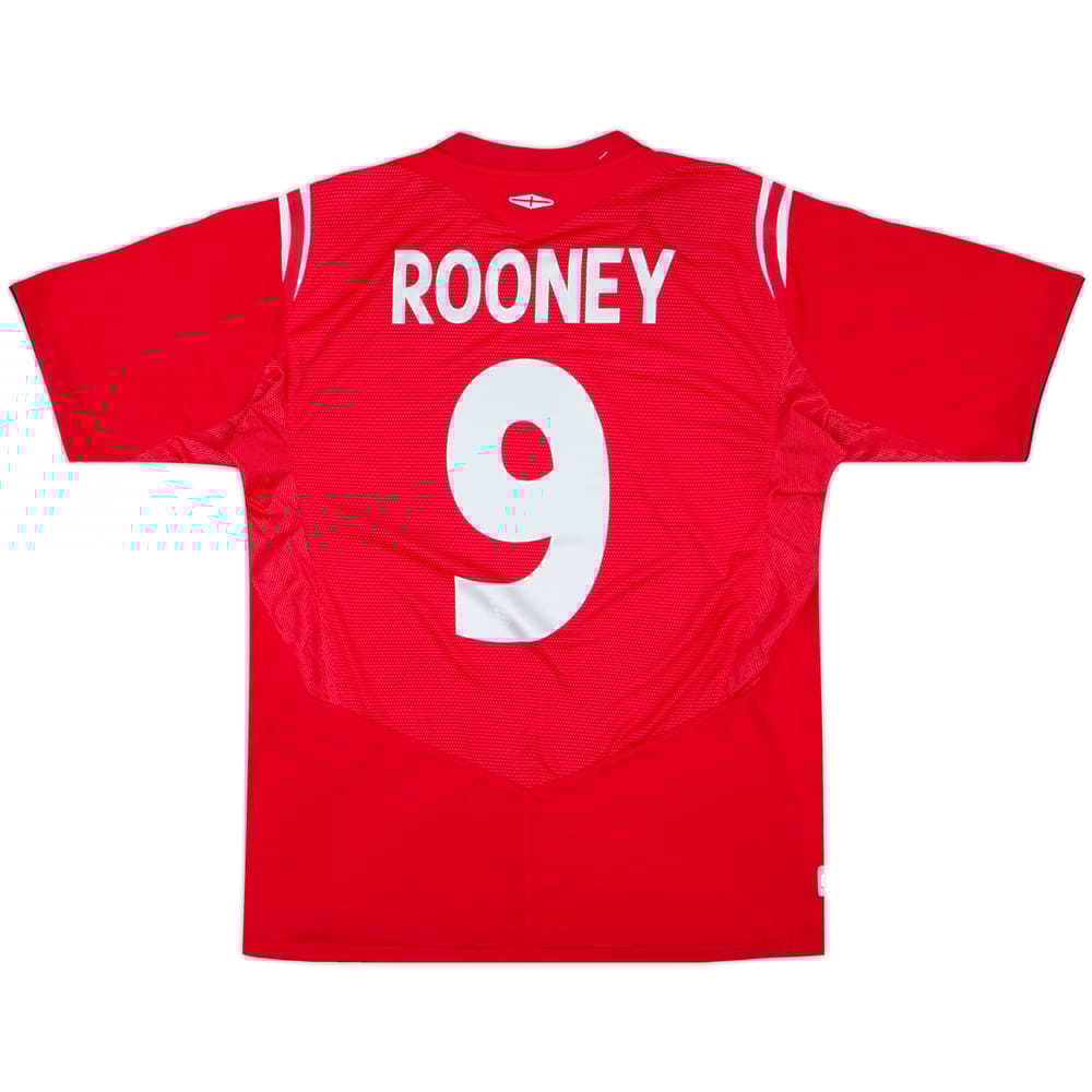 2004-06 England Away Shirt Rooney #9 (M)