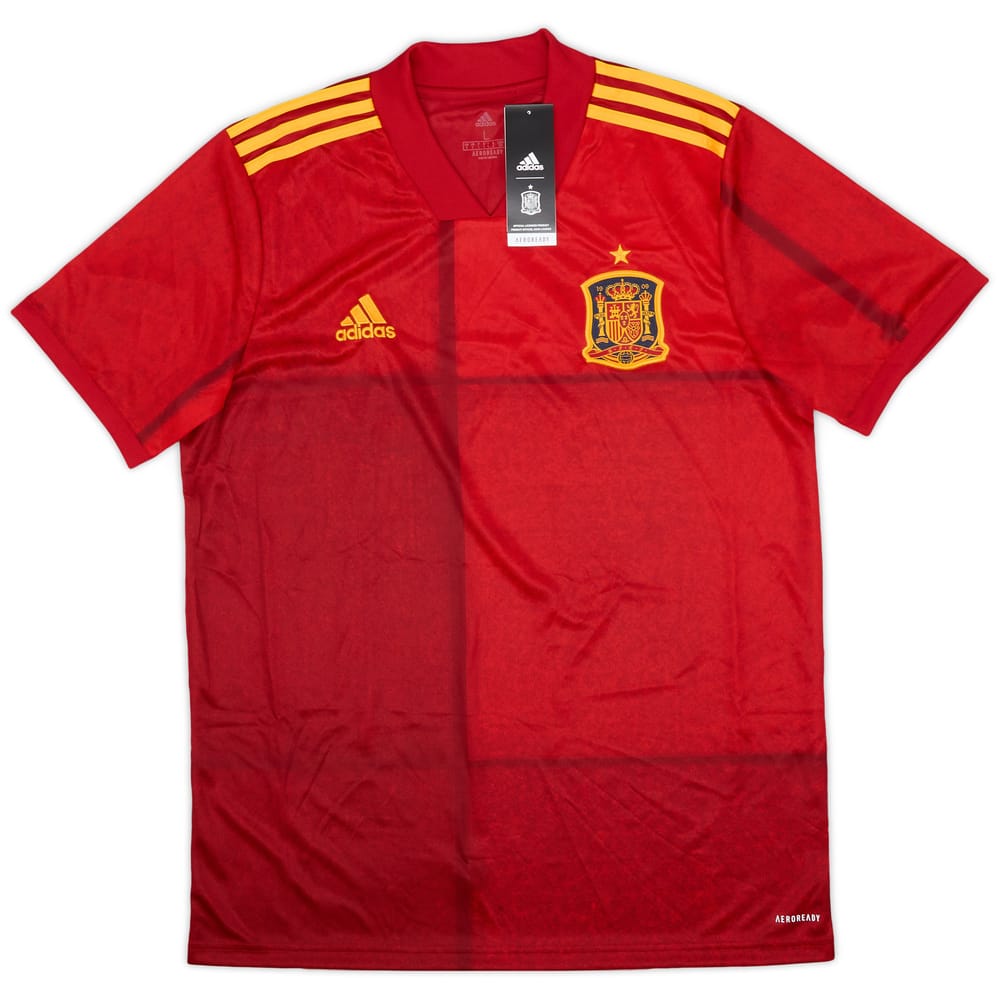 2020-21 Spain Home Shirt  - 8/10 - (S)