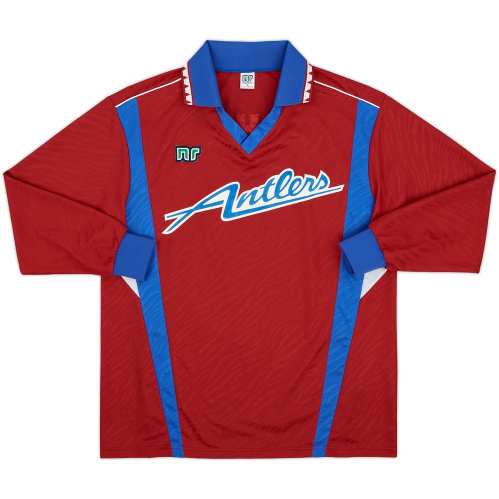 1992 Kashima Antlers Home L/S Shirt - 10/10 - (M)