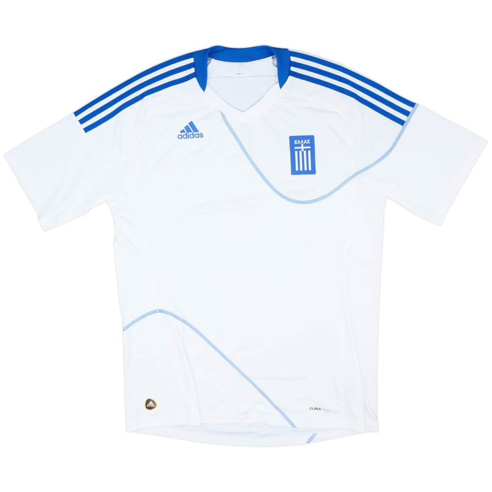 2010-11 Greece Home Shirt - 9/10 - (L)