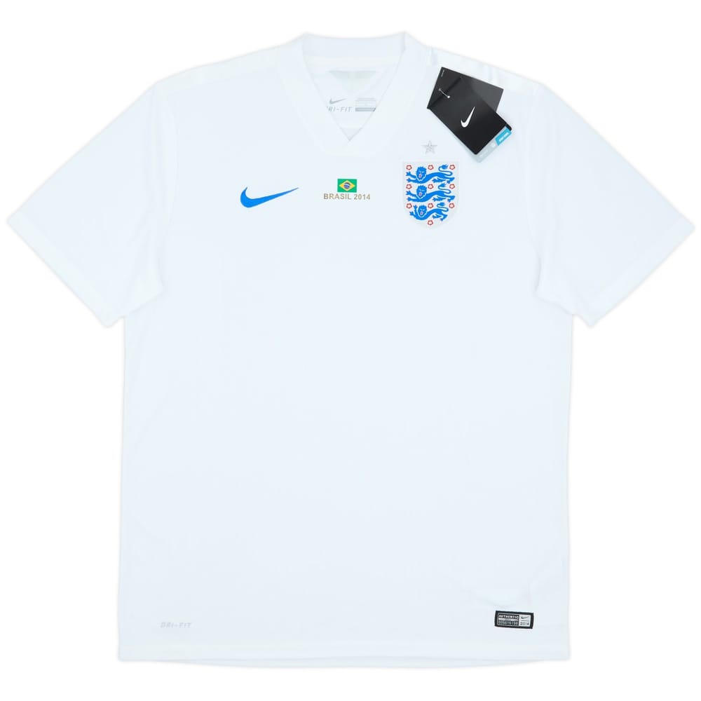 2014-15 England 'Brasil 2014' Home Shirt (L)
