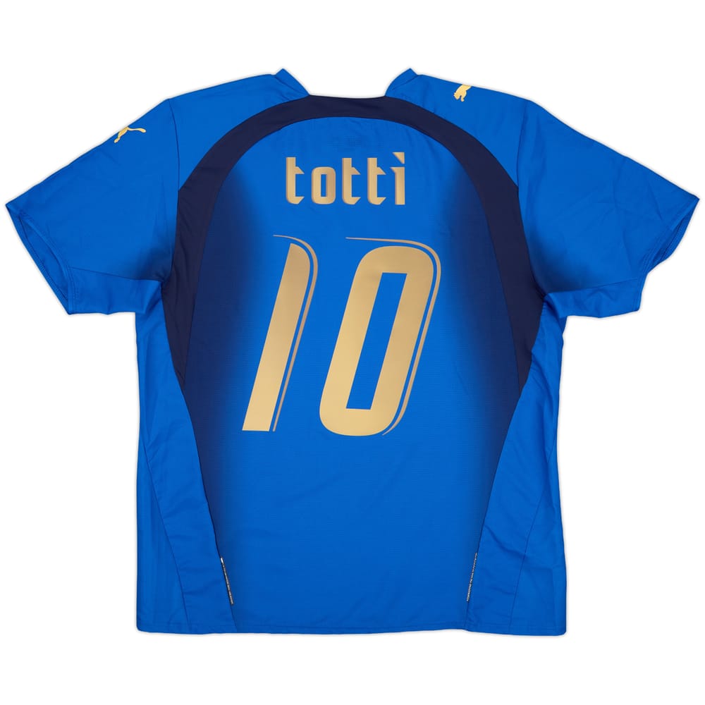 2006 Italy Home Shirt Totti #10 (L)
